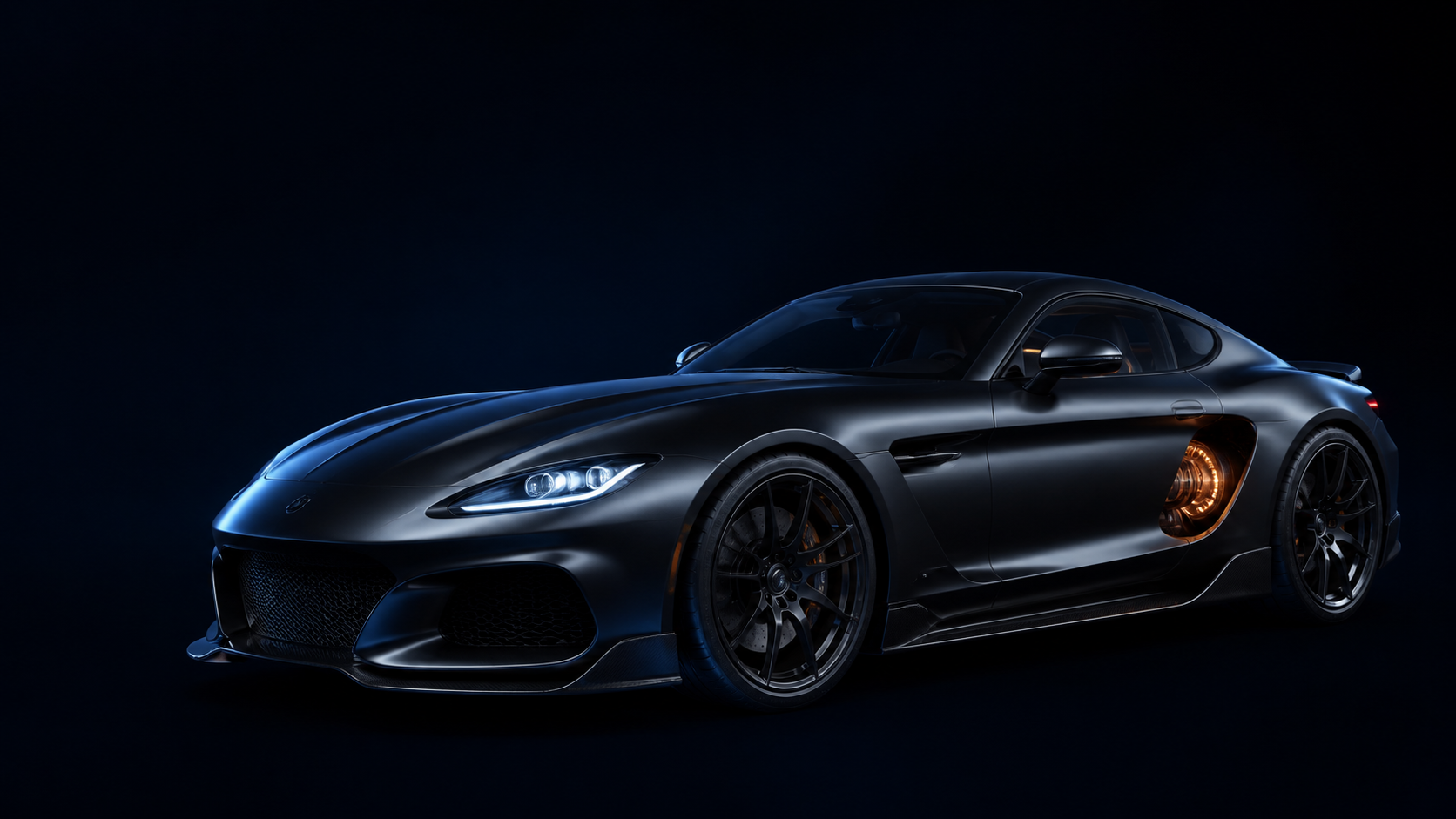 Black performance coupe project